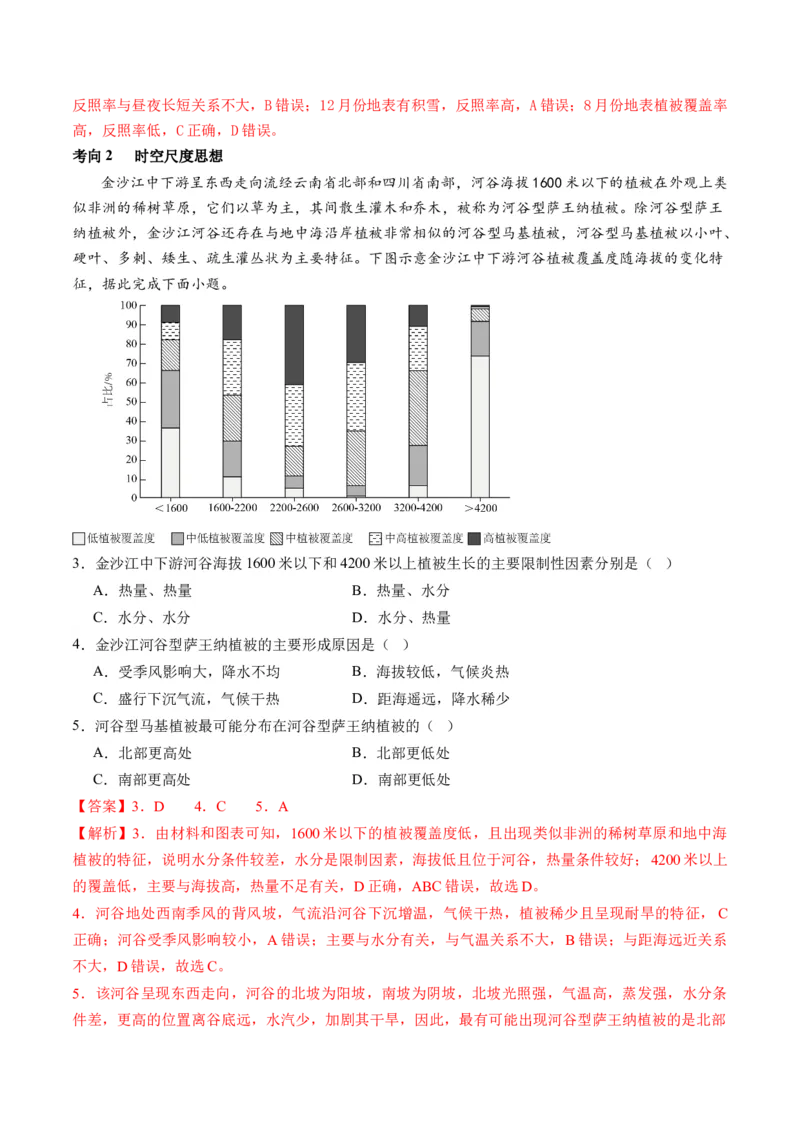 专题1选择题攻略（讲义）（解析版）_9.2025地理总复习_2024年新高考资料_2.2024二轮复习_2024年高考地理二轮复习讲练测（新教材新高考）_攻略