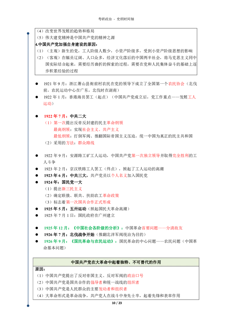 史纲时间轴_考研_政治_00.政治_25《政治导图》马原+史纲+毛中特+思修+新思想（全）_25政治《史纲时间轴》