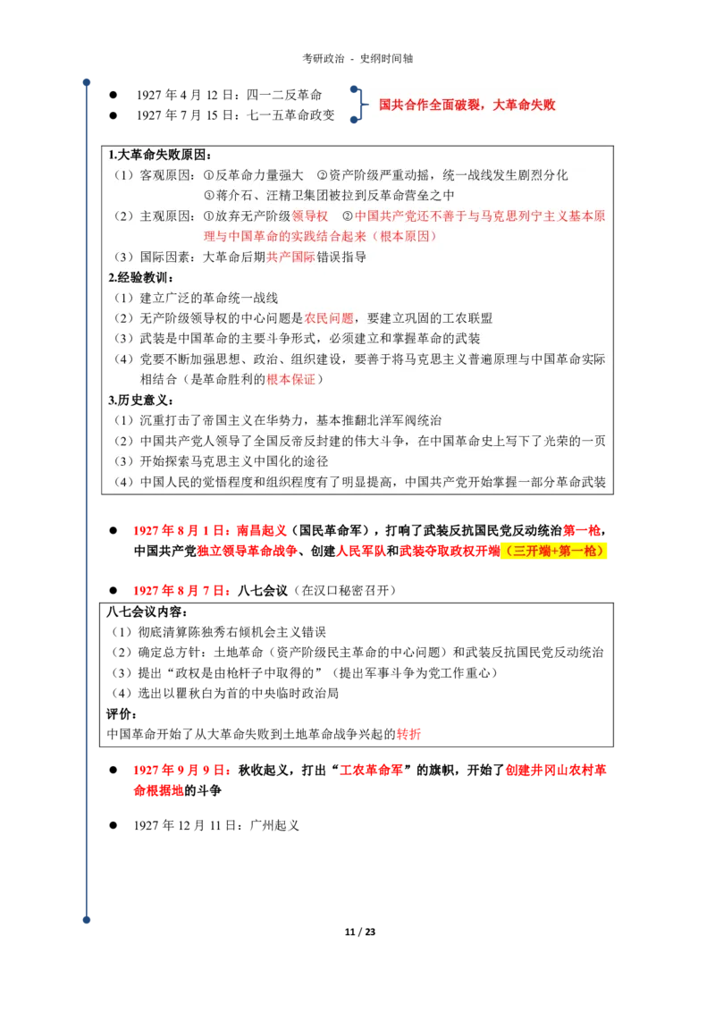 史纲时间轴_考研_政治_00.政治_25《政治导图》马原+史纲+毛中特+思修+新思想（全）_25政治《史纲时间轴》