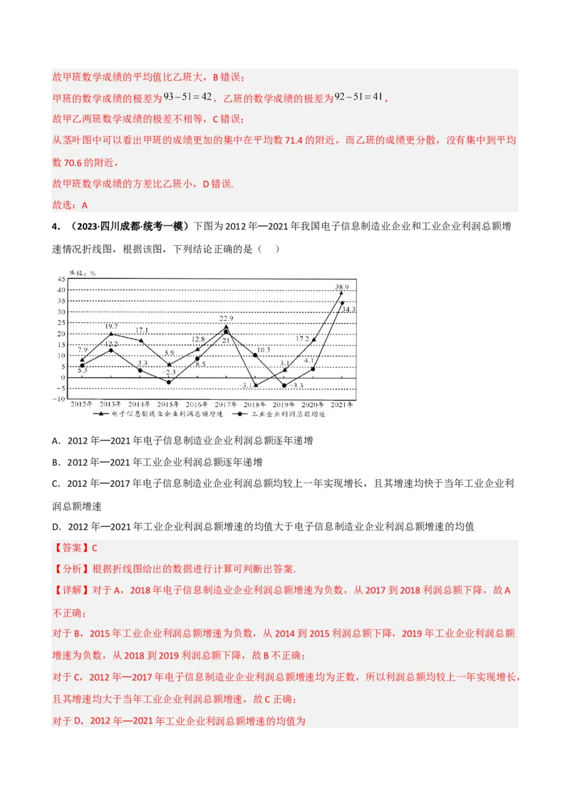 专题22概率与统计专项训练（解析版）_2.2025数学总复习_赠品通用版（老高考）复习资料_二轮复习_高频考点解密2023年高考数学二轮复习讲义+分层训练（全国通用）