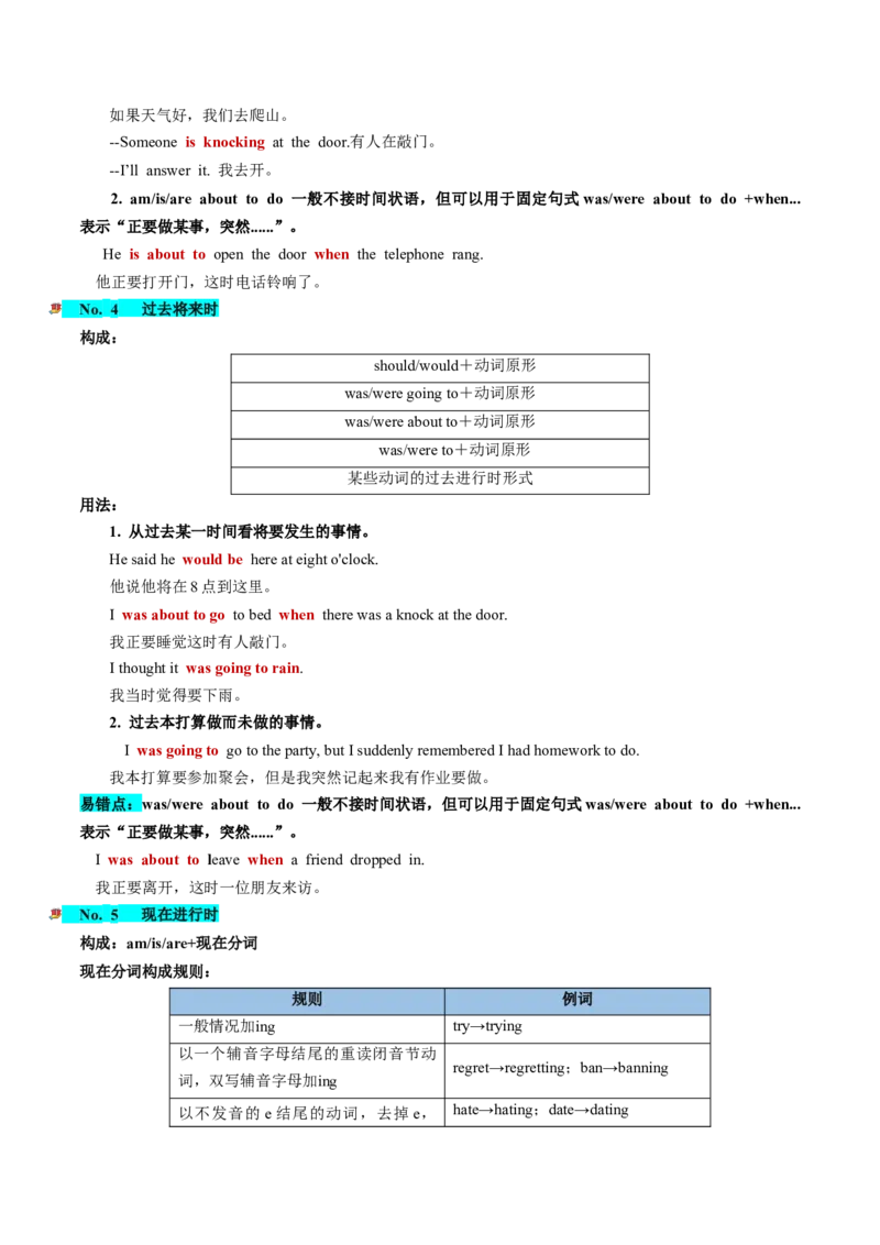 第07讲谓语动词的时态、语态和主谓一致（讲义）-2024年高考英语一轮复习讲练测（新教材新高考）（解析版）_3.2025英语总复习_2024年新高考资料_1.2024一轮复习_第一-六部分
