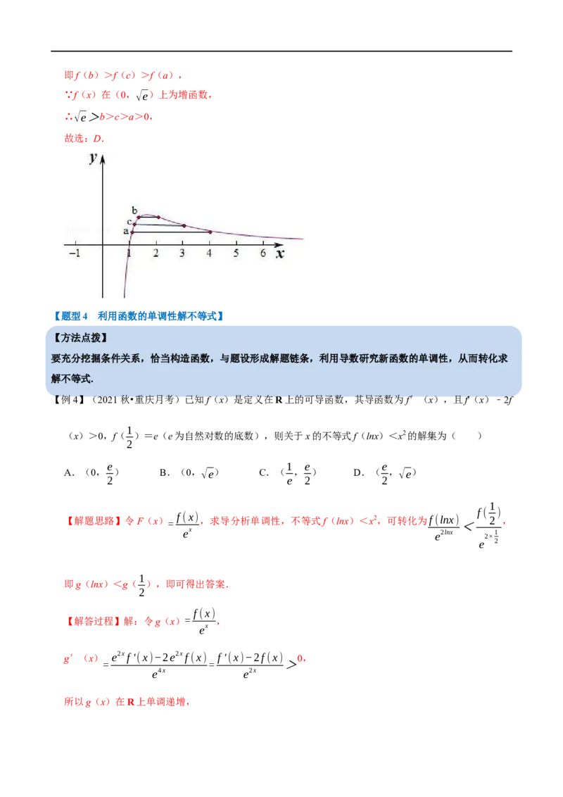 专题3.3导数与函数的单调性-重难点题型精讲（举一反三）（新高考地区专用）（解析版）_2.2025数学总复习_2023年新高考资料_一轮复习_2023年高考数学一轮复习举一反三（新高考地区专用）