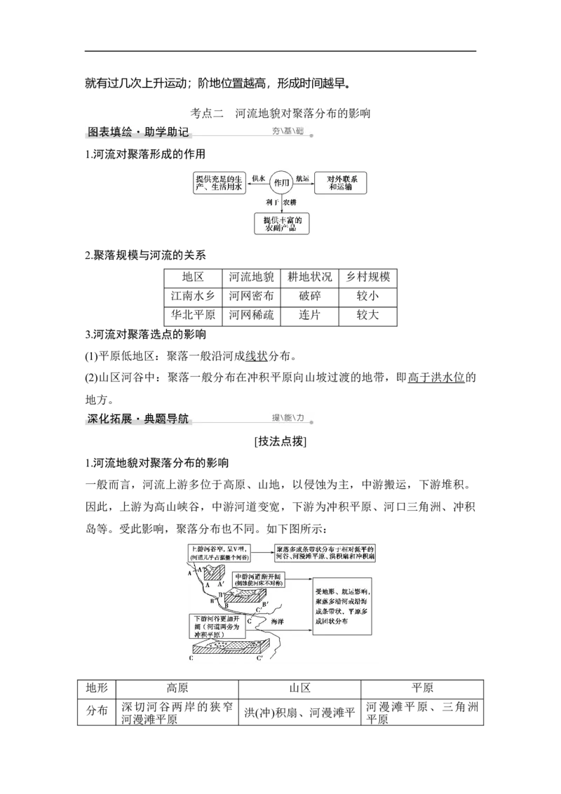 第14讲河流地貌的发育_9.2025地理总复习_赠品通用版（老高考）复习资料_一轮复习_2023年高考地理一轮复习讲义+课件（全国版）_2023年高考地理一轮复习讲义（全国版）