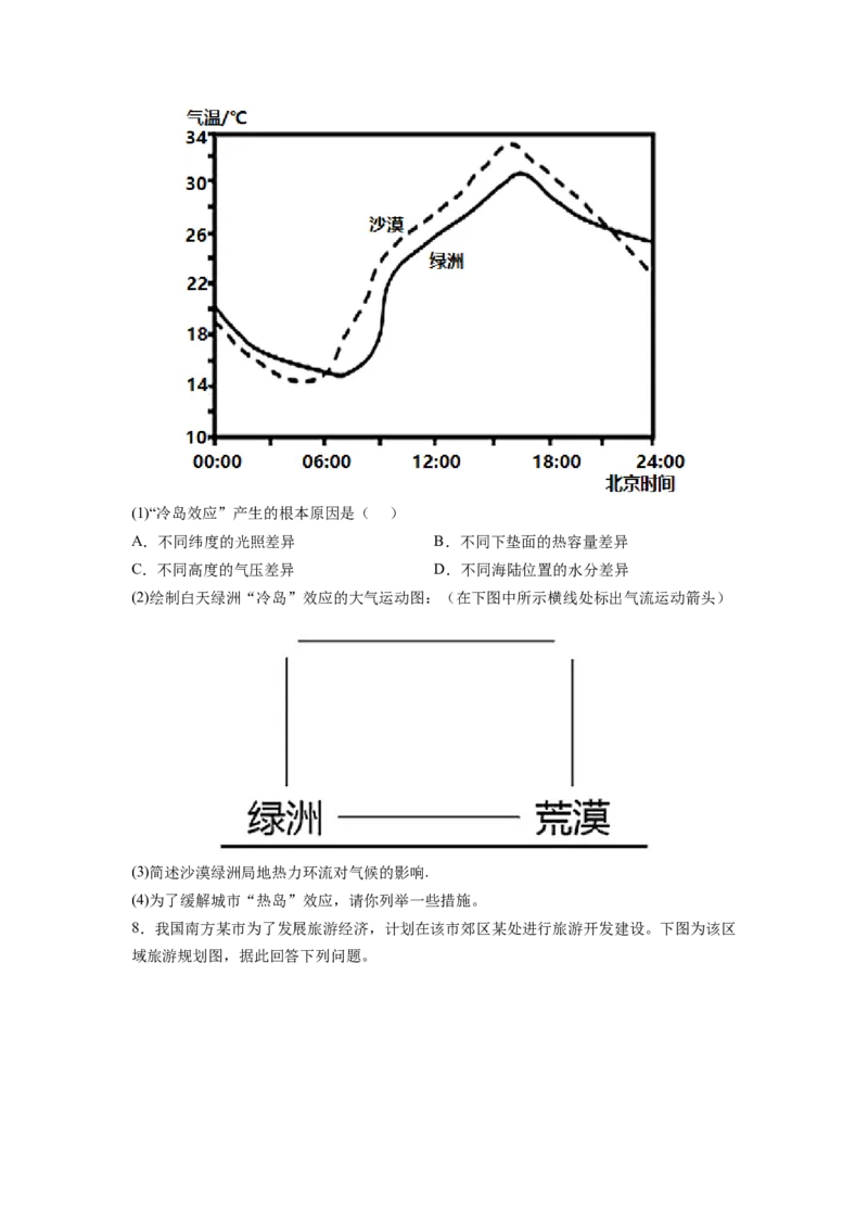 地理作图类（原卷版）-2023届高三地理一轮复习主观题暑期分题型训练_9.2025地理总复习_赠品通用版（老高考）复习资料_一轮复习