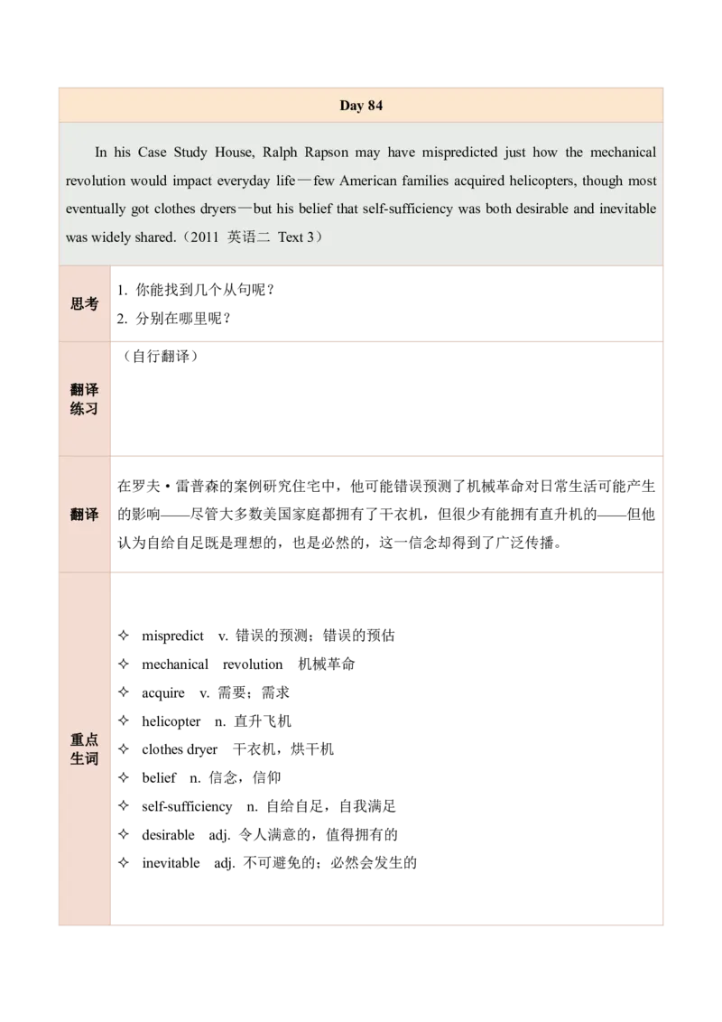 25田静每日一句81-100_考研_英语_02.田静_25田静《每日一句》笔记汇总_25田静《每日一句》1--160