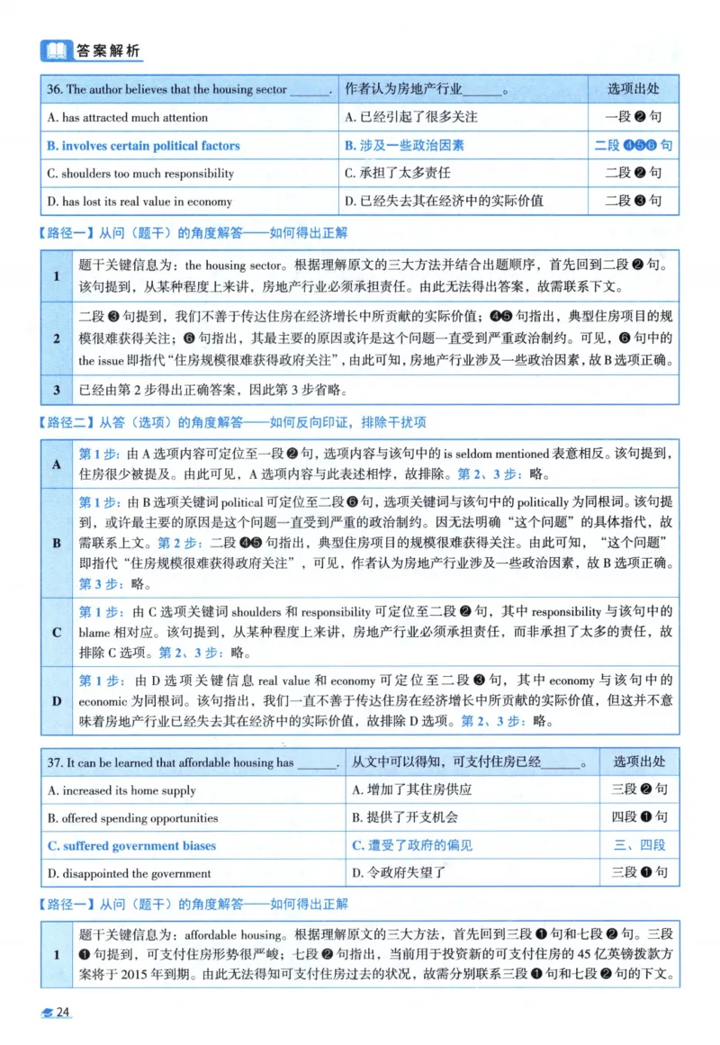 2014考研圣经真题解析_考研_英语_00.手译本_《英语阅读＆翻译手译本》2000-2023_03.英语二2010-2023_全文解析+选项解析_真题选项解析