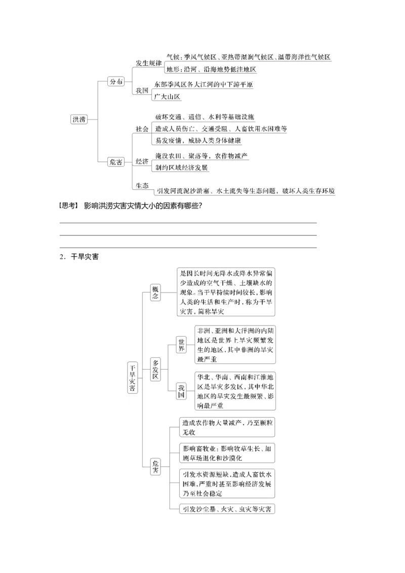 第一部分第七章课时39　气象灾害_9.2025地理总复习_2025年新高考资料_一轮复习_2025高考大一轮复习讲义+练习（完结）_2025高考大一轮复习地理（湘教版）_大一轮复习讲义