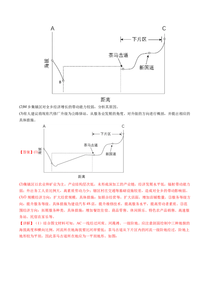 查补能力&middot;提升练综合题解题方法（解析版）_9.2025地理总复习_2024年新高考资料_5.2024三轮冲刺_查漏补缺2024年高考地理复习冲刺过关（新高考通用）