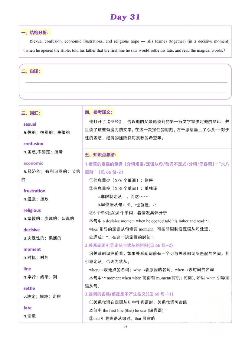 25颉斌斌《66句长难句》笔记_考研_英语_06.颉斌斌_25颉斌斌《长难句66句》笔记