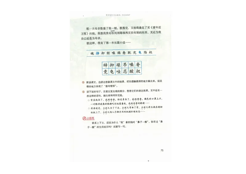 部编版语文5年级上册电子课本(1)_教资初高中_教资面试2025教资面试备考资料合集_教资面试资料合集_2025教资面试资料_25上教资面试-小学资料包_20教材：全册_小学_小学语文