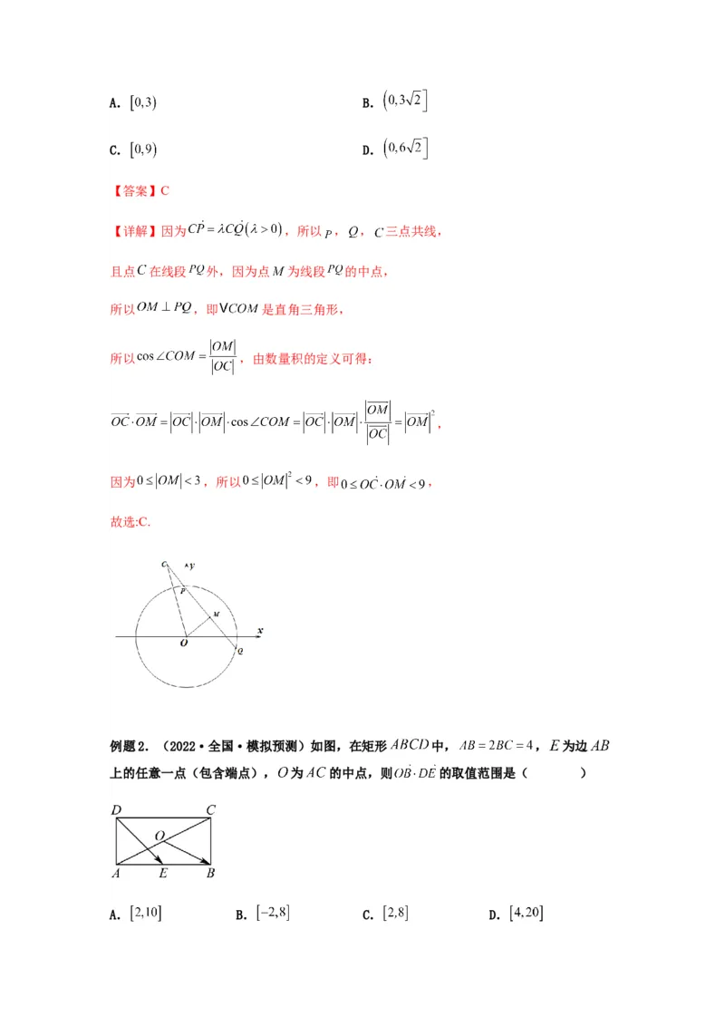 专题5-1平面向量中的高频小题归类(解析版）_2.2025数学总复习_2023年新高考资料_二轮复习_2023年高考数学二轮热点题型归纳演练（新高考专用）