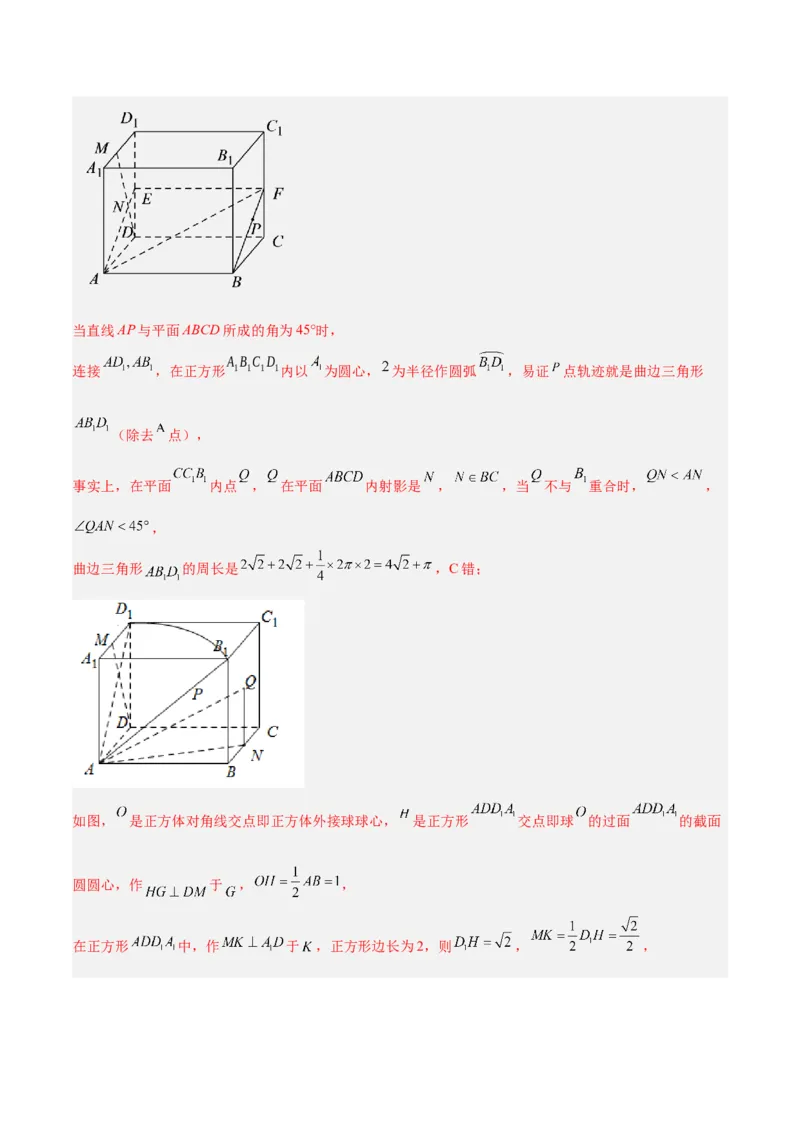 专题5空间向量与立体几何（解析版）_2.2025数学总复习_2024年新高考资料_2.2024二轮复习_高频考点解密2024年高考数学二轮复习高频考点追踪与预测（新高考专用）