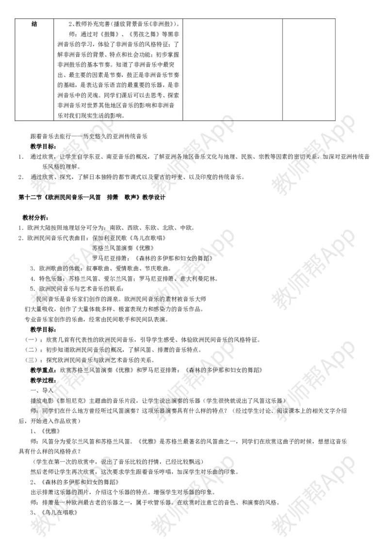高中音乐鉴赏(全册教案)(1)_教资初高中_教资面试2025教资面试备考资料合集_教资面试资料合集_2025教资面试资料_25上教资面试-小学资料包_19教案：合集_高中学科全册教案