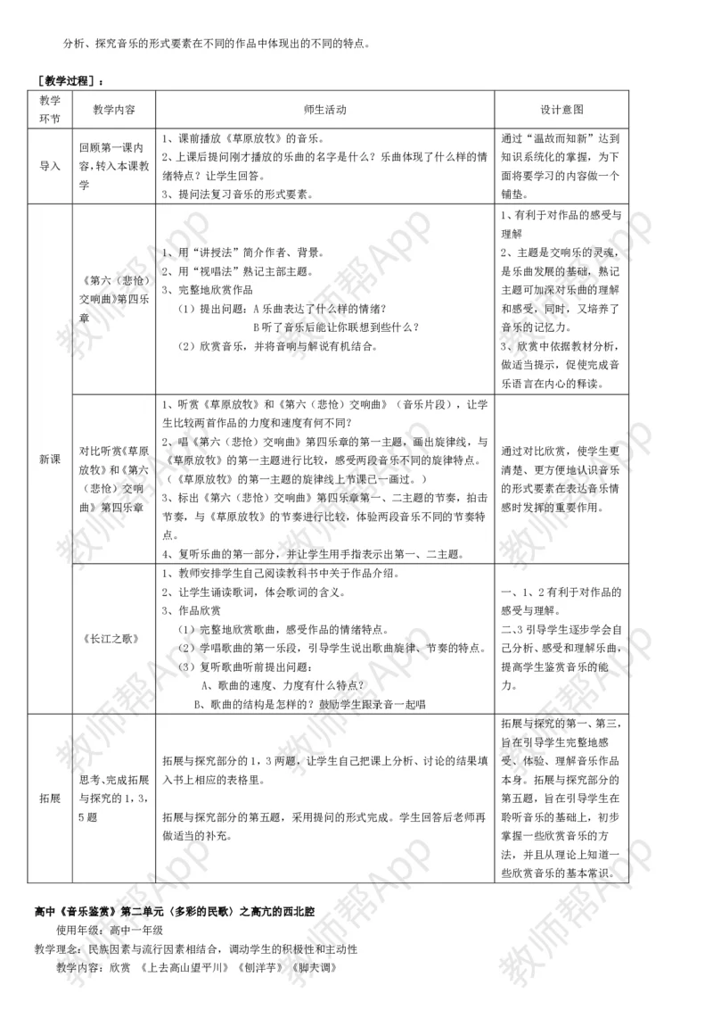 高中音乐鉴赏(全册教案)(1)_教资初高中_教资面试2025教资面试备考资料合集_教资面试资料合集_2025教资面试资料_25上教资面试-小学资料包_19教案：合集_高中学科全册教案