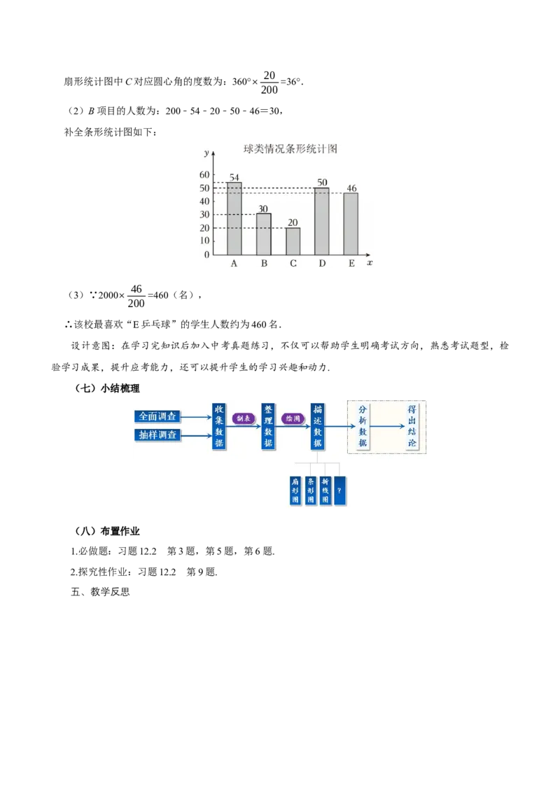 12.2.1扇形图、条形图和折线图（教学设计）-（人教版2024）_初中数学_七年级数学下册（人教版）_教学设计