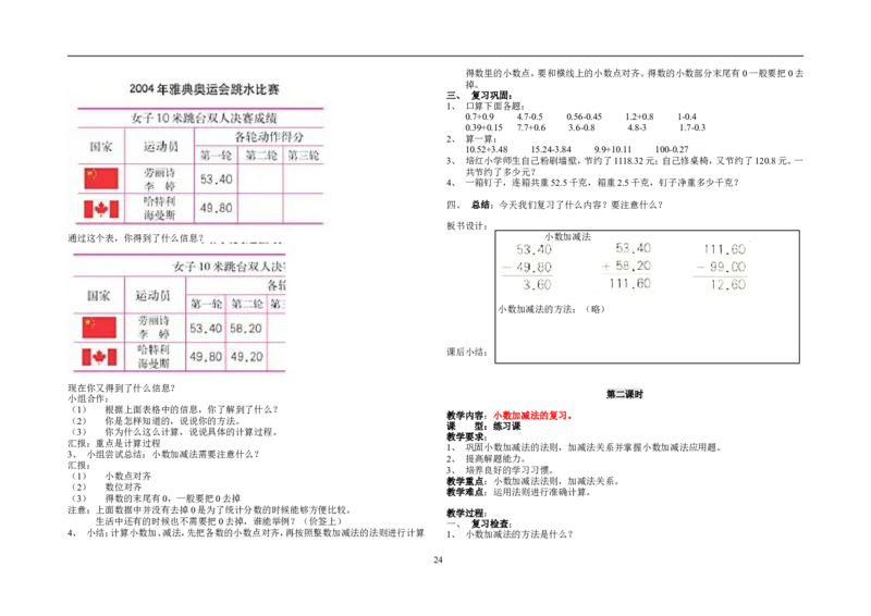 新人教2013版四年级数学下册教案(1)_教资初高中_教资面试2025教资面试备考资料合集_教资面试资料合集_2025教资面试资料_25上教资面试-小学资料包_19教案：合集_小学两科全册教案