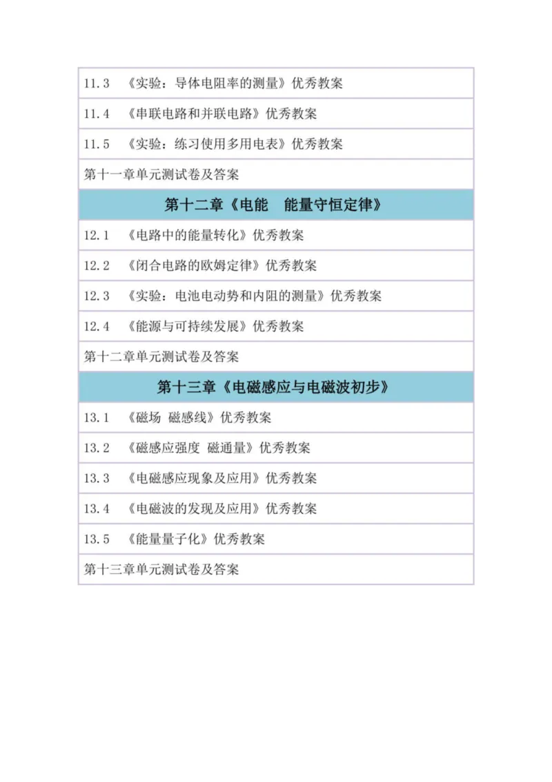 部编版高中物理必修第三册教案(1)_教资初高中_教资面试2025教资面试备考资料合集_教资面试资料合集_2025教资面试资料_25上教资面试-小学资料包_19教案：合集_高中学科全册教案