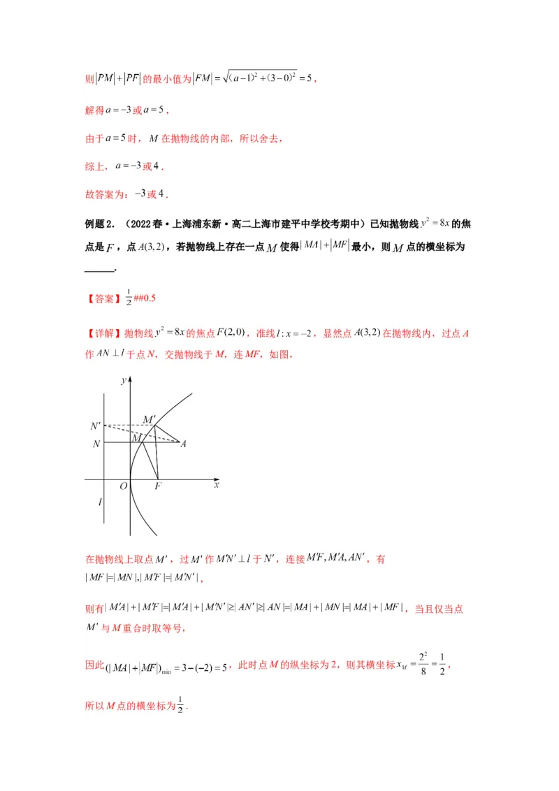 专题9-1圆锥曲线（选填）(解析版）_2.2025数学总复习_2023年新高考资料_二轮复习_2023年高考数学二轮热点题型归纳演练（新高考专用）