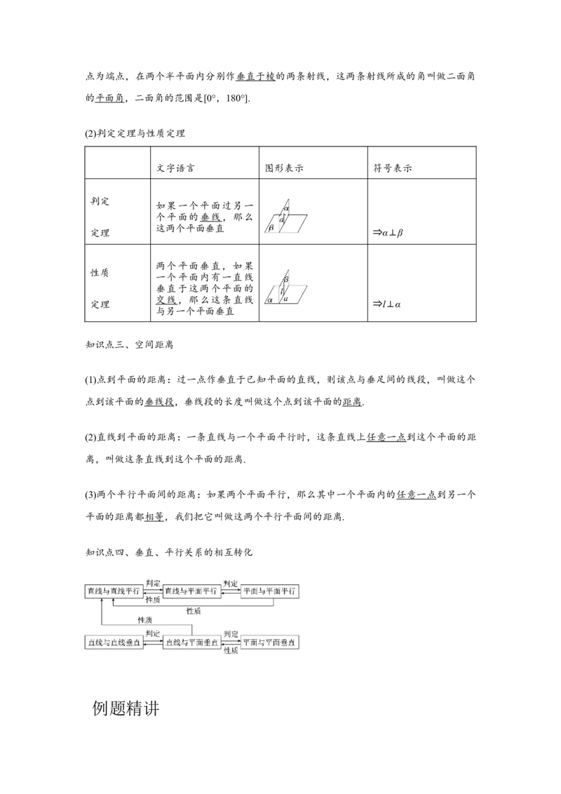 专题7.4空间直线、平面的垂直（解析版）_2.2025数学总复习_2024年新高考资料_3.2024专项复习_更新中2024年新高考数学一轮复习之题型归纳与重难专题突破提升（新高考专用）