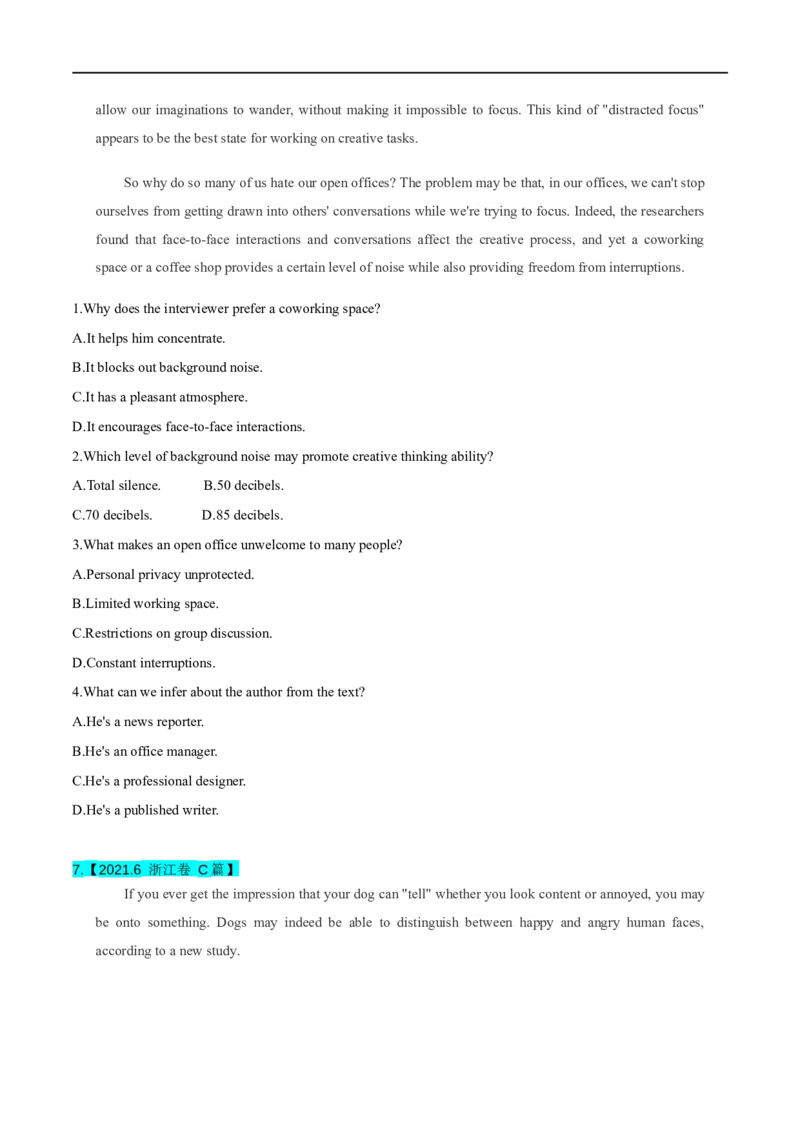 考点33-阅读理解说明文（重难题型）（原卷版）-备战2023年高考英语一轮复习考点帮（全国通用）_3.2025英语总复习_赠品通用版（老高考）复习资料_一轮复习