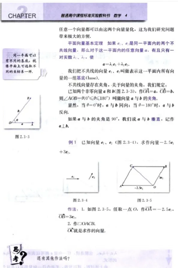 平面向量的基本定理_教资初高中_教资面试2025教资面试备考资料合集_教资面试资料合集_2025教资面试资料_25上教资面试中学合集_教资面试逐字稿_高中数学面试逐字稿合集