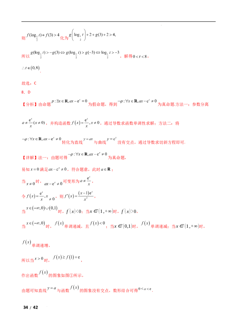 专题一函数与导数第3讲　导数的几何意义及函数的单调性解析版_2.2025数学总复习_2025年新高考资料_二轮复习_2025高考数学二轮复习专项突破练习_专题一函数与导数