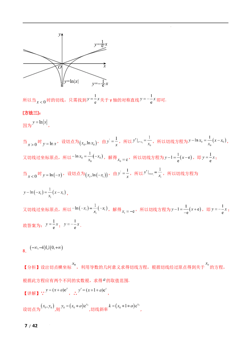专题一函数与导数第3讲　导数的几何意义及函数的单调性解析版_2.2025数学总复习_2025年新高考资料_二轮复习_2025高考数学二轮复习专项突破练习_专题一函数与导数