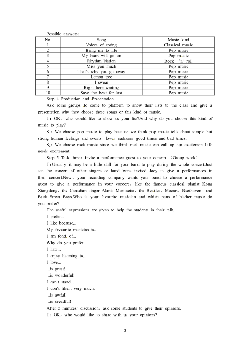 必修二（Unit5Music--Period5Speaking）（教师帮APP备考QQ群193480576）(1)_教资初高中_教资面试2025教资面试备考资料合集_教资面试资料合集_2025教资面试资料_25上教资面试-小学资料包