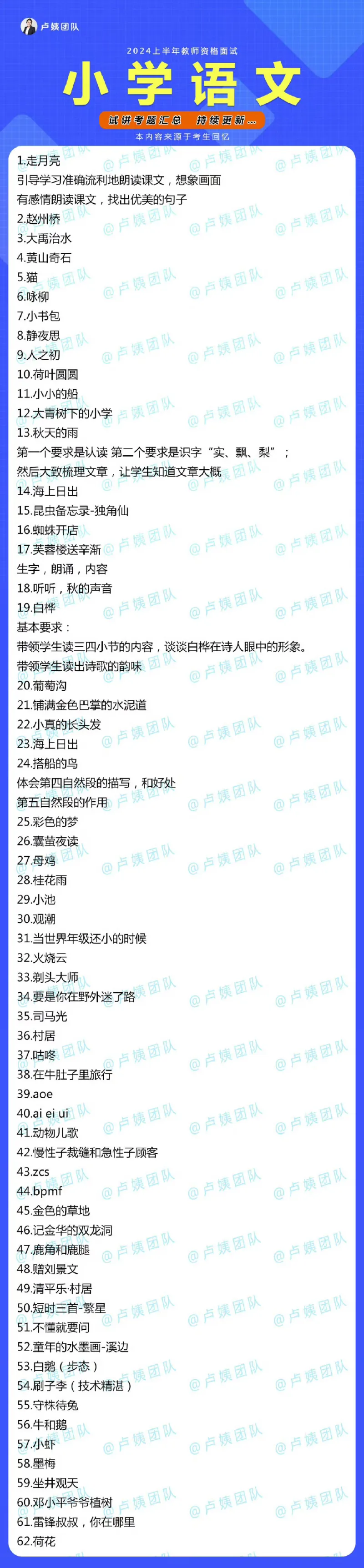 语数英真题_教资初高中_教资面试2025教资面试备考资料合集_教资面试资料合集_2025教资面试资料_04面试真题汇总-含各学科试讲真题（含24下）_2024上半年教资面试真题