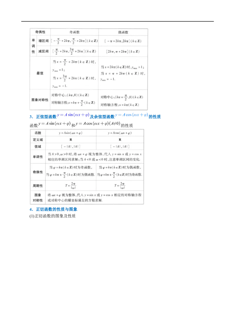 专题4.7三角函数的图象与性质-重难点题型精讲（举一反三）（新高考地区专用）（原卷版）_2.2025数学总复习_2023年新高考资料_一轮复习