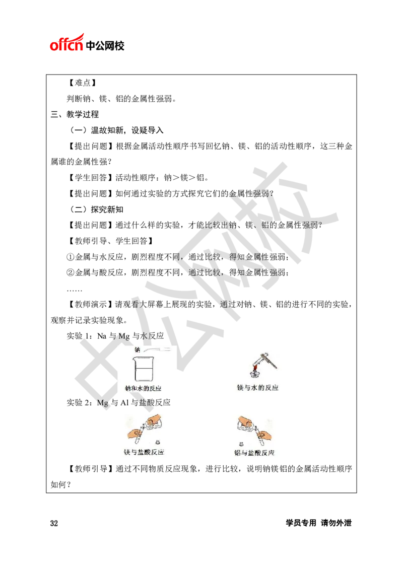 题本梳理-高中化学_教资初高中_教资面试2025教资面试备考资料合集_教资面试资料合集_3、教资面试资料包大全_36教资面试题本梳理_高中