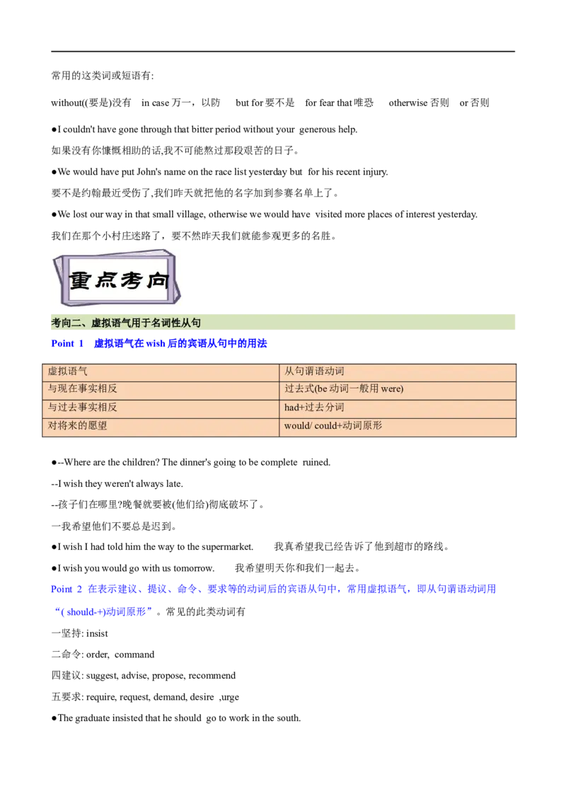 考点11情态动词和虚拟语气（重难考点精讲练）(解析版)-备战2023年高考英语一轮复习考点帮（全国通用）_3.2025英语总复习_赠品通用版（老高考）复习资料_一轮复习