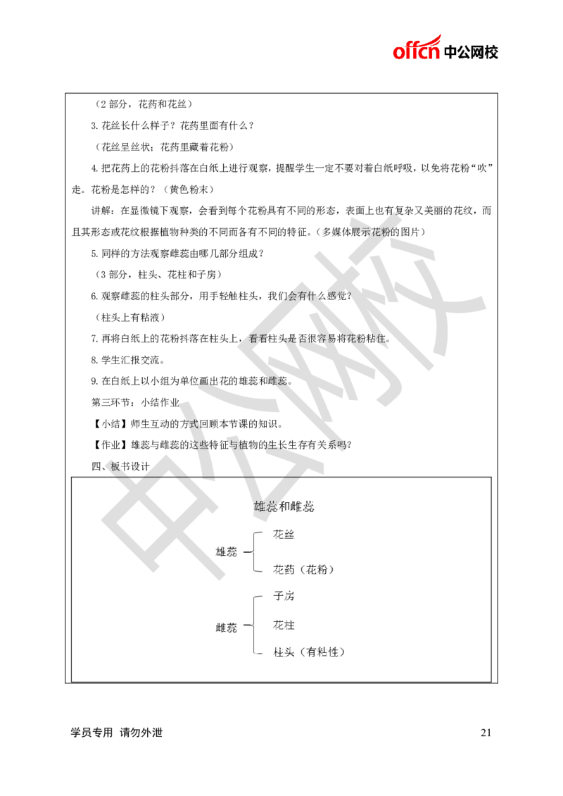 题本梳理-小学科学_教资初高中_教资面试2025教资面试备考资料合集_教资面试资料合集_3、教资面试资料包大全_36教资面试题本梳理_小学