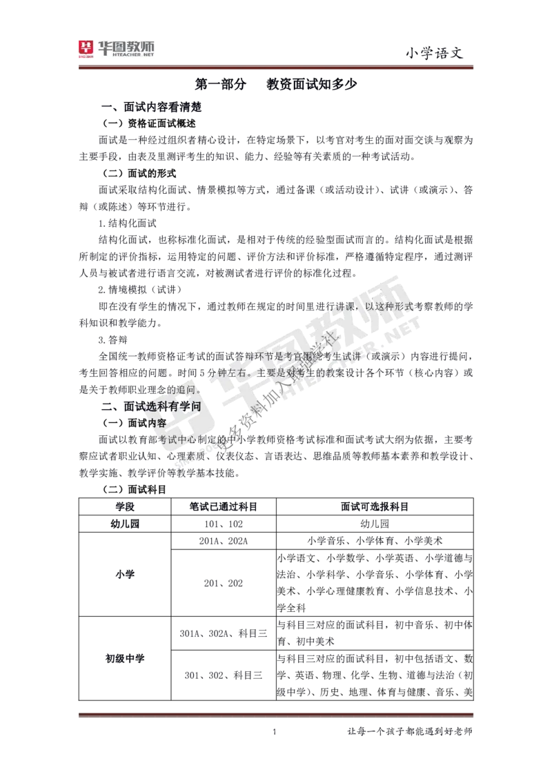 语文_教资初高中_教资面试2025教资面试备考资料合集_教资面试资料合集_3、教资面试资料包大全_19中小学教师资格面试试库宝书_小学