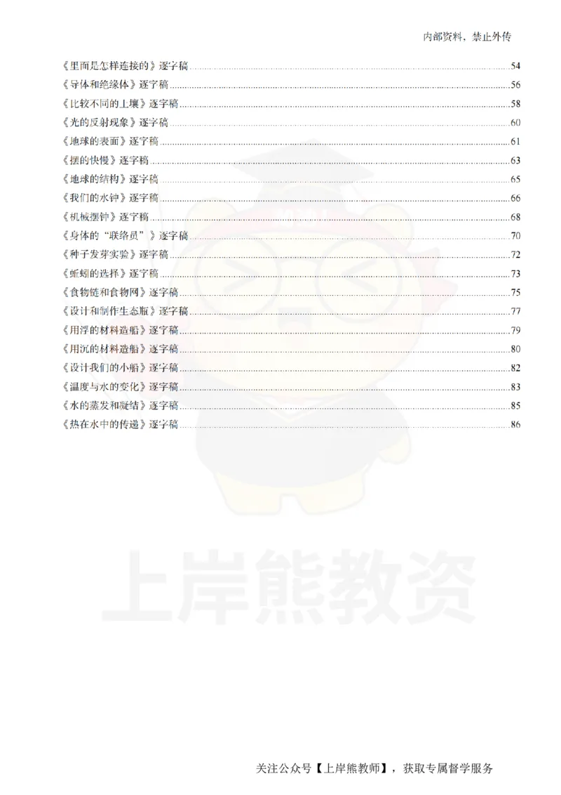 小学科学55篇逐字稿_扫描版_教资初高中_教资面试2025教资面试备考资料合集_教资面试资料合集_2025教资面试资料_02上岸熊最新版各学科55篇试讲逐字稿幼小初高