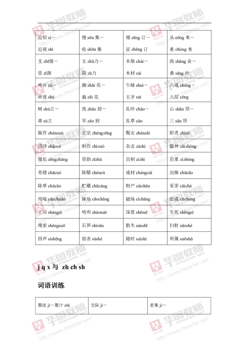 普通话正音练习讲义(1)_教资初高中_教资面试2025教资面试备考资料合集_教资面试资料合集_2025教资面试资料_25上教资面试-小学资料包_23普通话板块_普通话大礼包