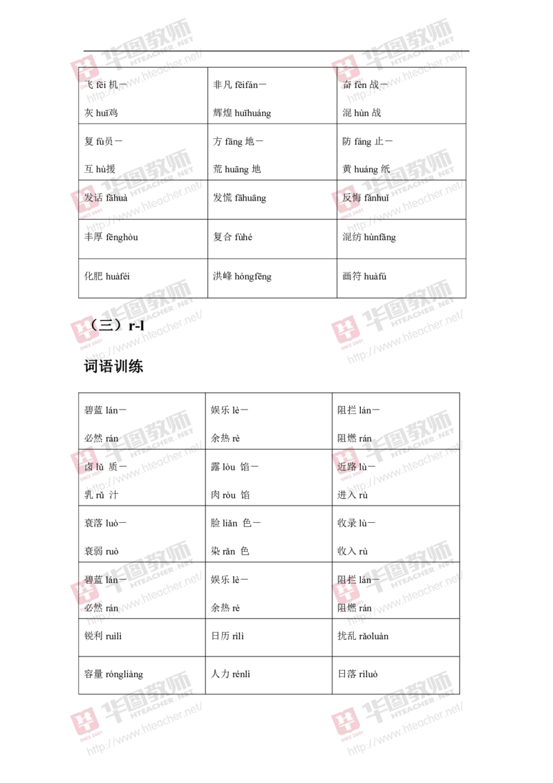 普通话正音练习讲义(1)_教资初高中_教资面试2025教资面试备考资料合集_教资面试资料合集_2025教资面试资料_25上教资面试-小学资料包_23普通话板块_普通话大礼包