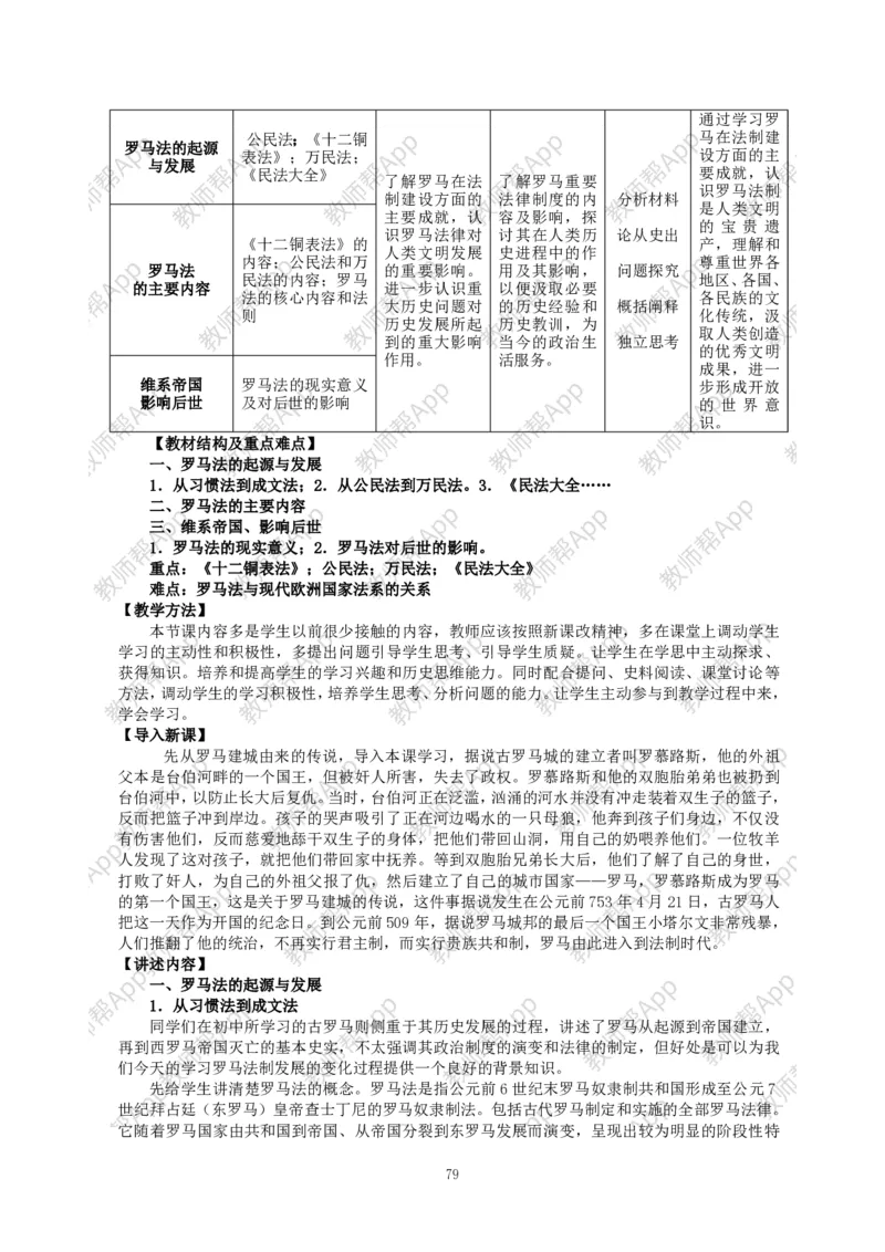 高一历史必修一全套教案&middot;人教版(1)_教资初高中_教资面试2025教资面试备考资料合集_教资面试资料合集_2025教资面试资料_25上教资面试-小学资料包_19教案：合集_高中学科全册教案