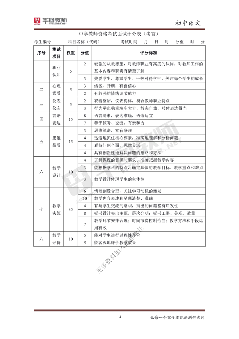 语文_教资初高中_教资面试2025教资面试备考资料合集_教资面试资料合集_3、教资面试资料包大全_19中小学教师资格面试试库宝书_初中