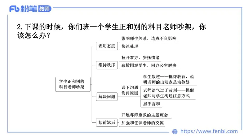 结构化试题示范200题&mdash;&mdash;应急应变6(1)_教资初高中_教资面试2025教资面试备考资料合集_教资面试资料合集_2025教资面试资料_25上教资面试fb系统班_补充课：结构化试题200题_001应急应变