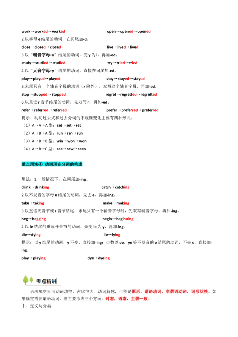 考点04高考高频考点动词时态&语态（解析版)_3.2025英语总复习_2025年新高考资料_一轮复习_备战2025年高考英语一轮复习考点帮_备战2025年高考英语一轮复习考点帮（北京专用）_语法考点精讲