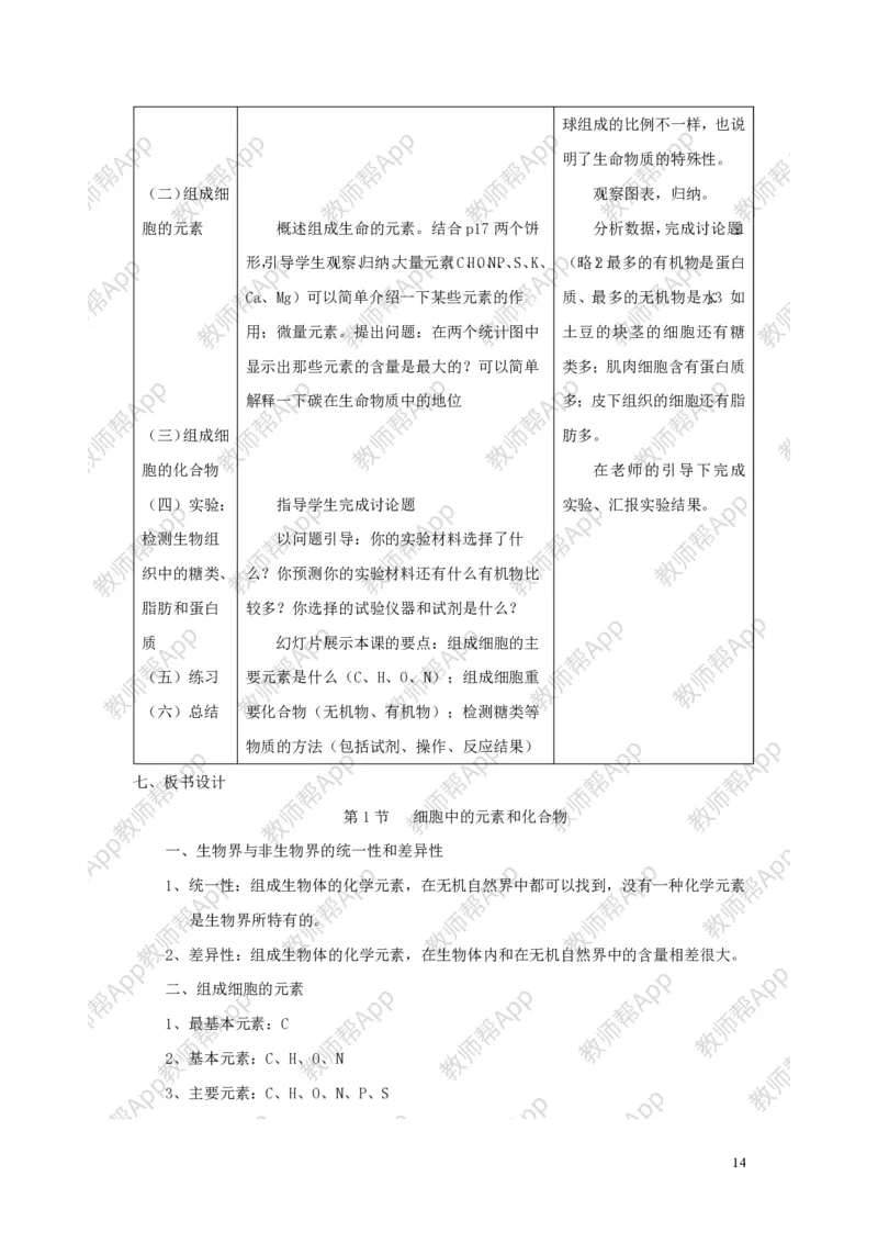 高中生物必修1全册教案(1)_教资初高中_教资面试2025教资面试备考资料合集_教资面试资料合集_2025教资面试资料_25上教资面试-小学资料包_19教案：合集_高中学科全册教案