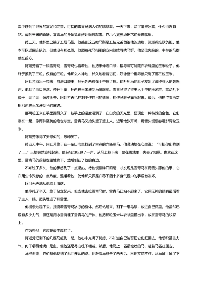 专题突破卷文学类文本阅读（解析版）_1.2025语文总复习_2025年新高考资料_一轮复习_2025年高考语文一轮复习考点通关卷（新高考通用）