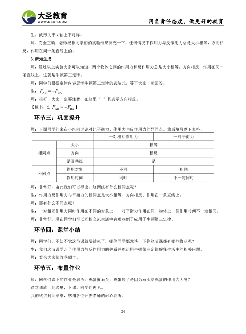 高中物理面试真题+模板_教资初高中_教资面试2025教资面试备考资料合集_教资面试资料合集_3、教资面试资料包大全_45大圣中小幼面试资料包_高中_物理