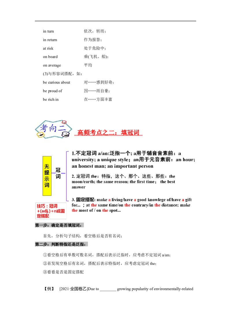 考点23语法填空之无提示词（原卷版）_3.2025英语总复习_2023年新高考资料_一轮复习_备战2023年高考英语一轮复习考点帮（新高考专用）_考点23语法填空之无提示词