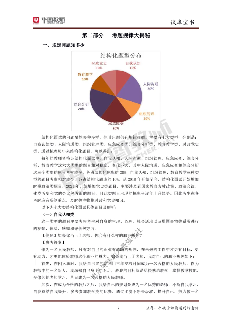 结构化_教资初高中_教资面试2025教资面试备考资料合集_教资面试资料合集_3、教资面试资料包大全_19中小学教师资格面试试库宝书