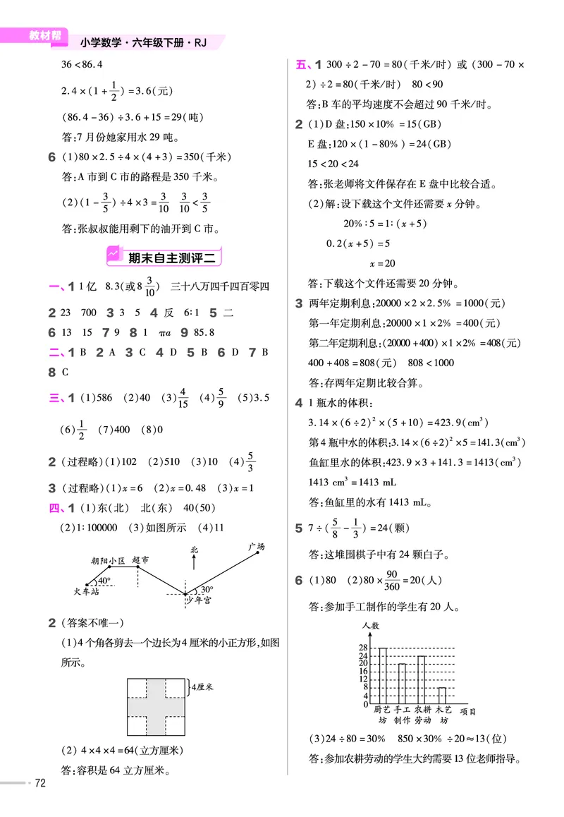 25版数学RJ六下-练习帮(1)(1)_小学资料合集_人教版数学《练习帮》1-6年级下册