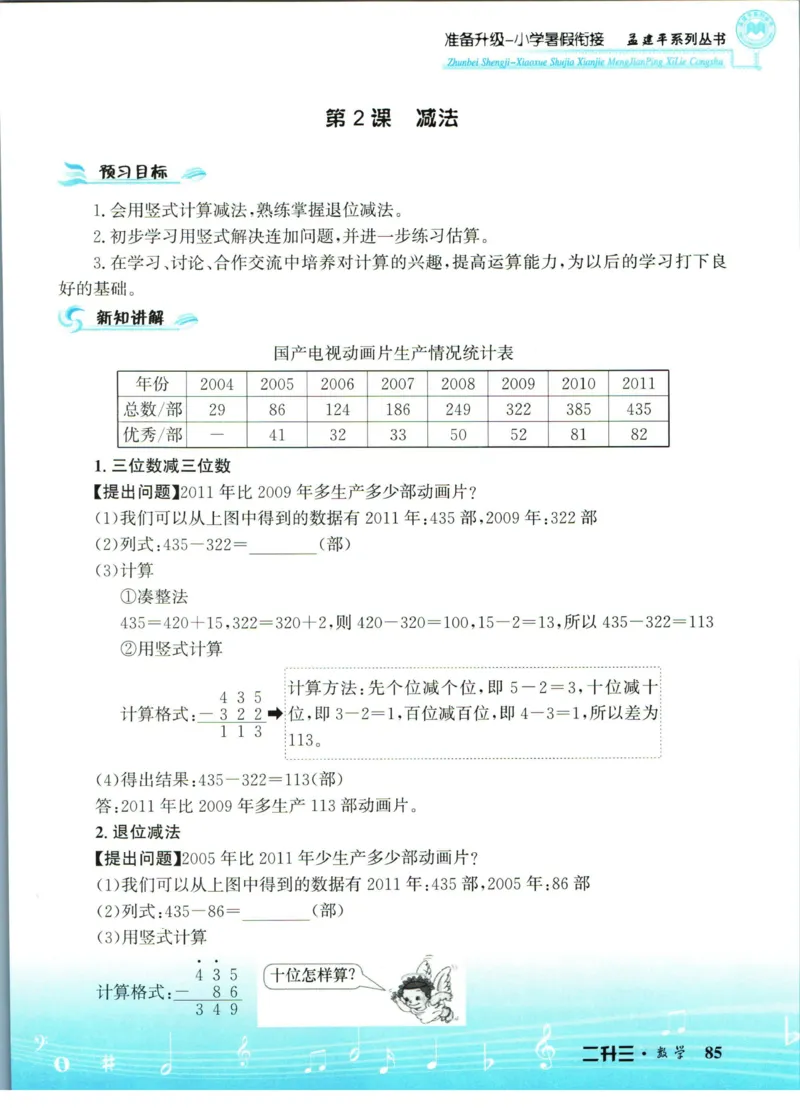 孟建平暑假衔接二升三数学_小学资料合集_2025版小学《孟建平暑假衔接》数学+语文_孟建平暑假衔接数学