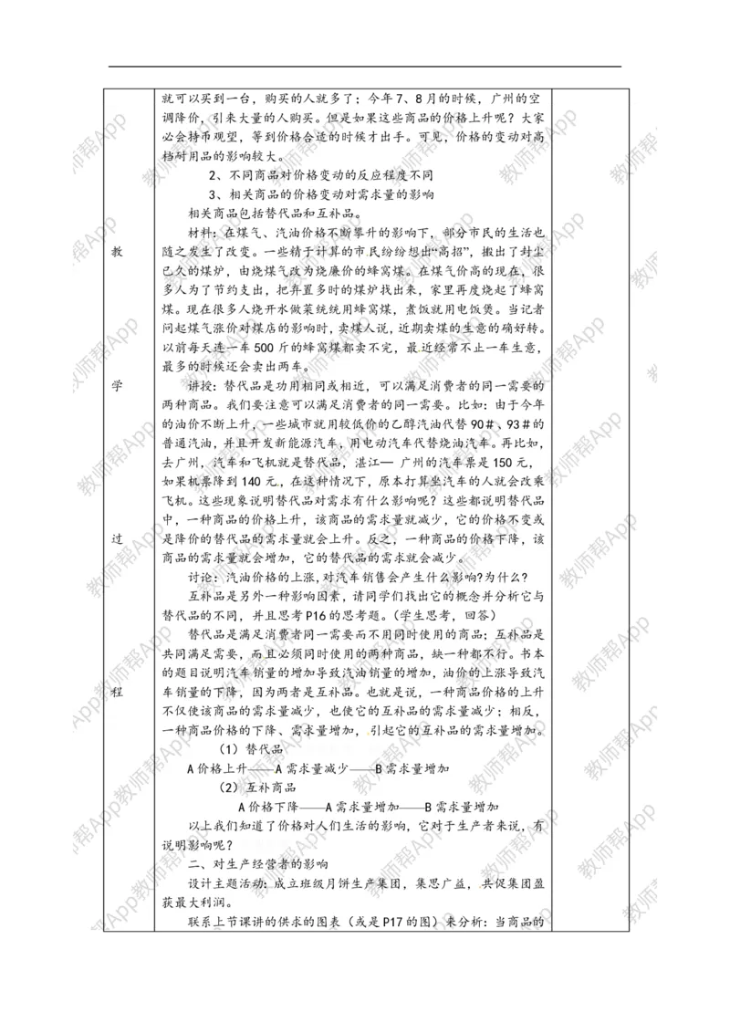 高一政治《1.2.2价格波动的影响》教案(1)_教资初高中_教资面试2025教资面试备考资料合集_教资面试资料合集_2025教资面试资料_25上教资面试-小学资料包_19教案：合集