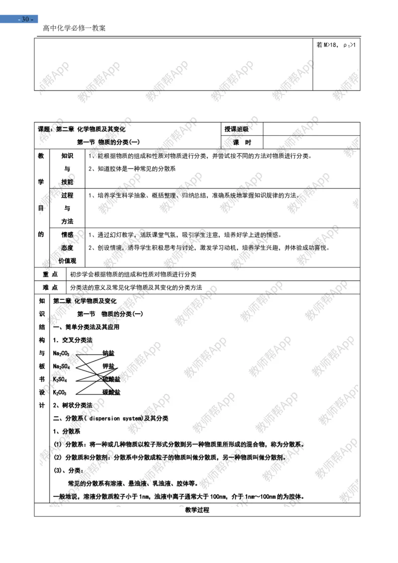 高中化学人教版必修一-全册-教案(1)_教资初高中_教资面试2025教资面试备考资料合集_教资面试资料合集_2025教资面试资料_25上教资面试-小学资料包_19教案：合集_高中学科全册教案